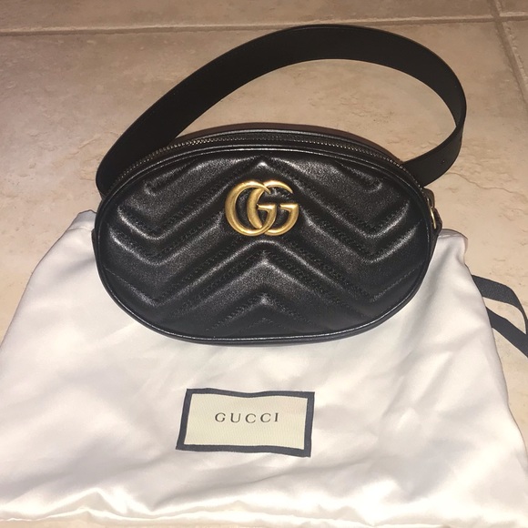 Gucci Handbags - GUCCI GG Marmont matelassé leather belt bag